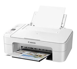 Canon TS3322 Wireless All in One Printer – White (Renewed)