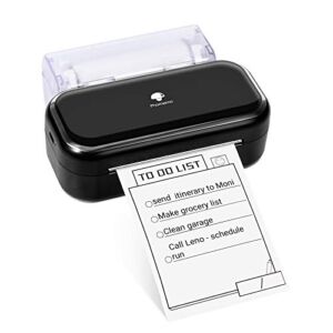 Phomemo M03 Notes Printer- 2022 Upgrade M02 Series Portable Printer Printer,for 2 Inch and 3 Inch Width Thermal Paper,Bluetooth Wireless Portable Mobile Printer,Gift for Mom,Cute School Supplies-Black