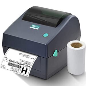 HotLabel Shipping Label Printer – Direct Thermal Label Printer 4×6 for Logistics Packaging Postage Home Small Business Sticker Printer Machine Compatible with UPS USPS Amazon FedEx – Windows Mac