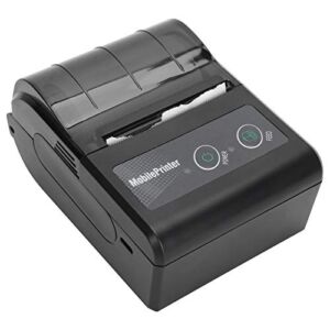 Bluetooth Thermal Label Printer, Printing Speed: 3-5 inches/sec, Portable Personal Bill Printer Bluetooth Thermal Receipt Printer(US Plug)