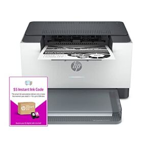 HP Laserjet M209dw Wireless Black & White Printer, with Fast 2-Sided Printing (6GW62F) and Instant Ink $5 Prepaid Code