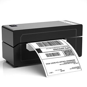 LUFIER Shipping Label Printer, Commercial Grade Direct Thermal Printer for Shipping Labels 4×6 Desktop Barcode Shipping Label Printer 150mm/s, Compatible with USPS, UPS, FedEx, Shopify, Ebay & Amazon