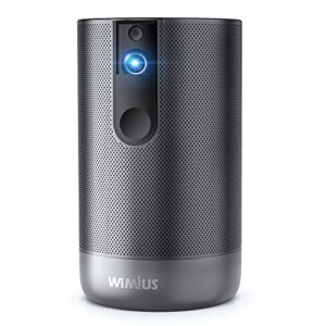 Projector, WiMiUS Q1 Mini Android Projector (2G+16G), Native 4K Supported with 5G Wi-Fi, Bluetooth, 3D, 5,000+ Apps, DLP Projector for Home Theater and Office Use