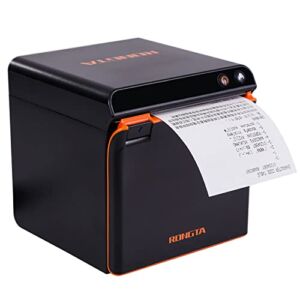 Rongta Thermal Receipt Printer, Pos Printer, 80mm Restaurant Kitchen Printer with Auto Cutter,Sound Alarm,Support Cash Drawer ESC/POS,USB+Ethernet Interface for Windows/Mac/Linux(ACE H1)