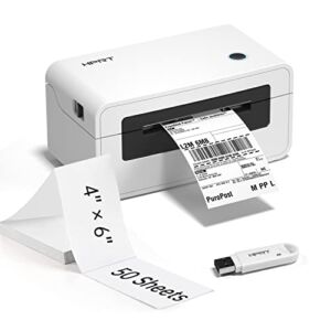 PRT Shipping Label Printer – 150mm/s 4×6 Desktop Thermal Label Printer for Shipping Packages, Small Business, USPS, FedEx, Shopify, Etsy, Amazon, Ebay