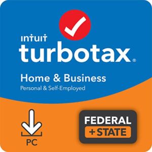 [Old Version] Intuit TurboTax Home & Business 2021, Federal and State Tax Return [PC Download]