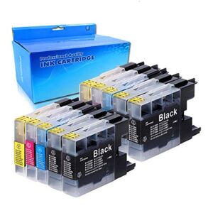 TengSheng Compatible Ink Cartridges Replacement for Brother LC75 LC71 LC79 XL use for MFC-J6710DW MFC-J6910DW MFC-J835DW MFC-J430W MFC-J6510DW MFC-J280W (4BK 2C 2M 2Y 10PK)