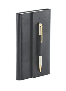 Pierre Cardin Business Set of A6 Diary and Ball Pen (Black)