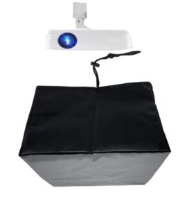 lifang Projector Dust Cover Case Protector,UV-Resistant Cover Oxford Cloth Material,Waterproof,Dust-Proof,Adjustable Retractor,Fit for Ceiling Mounted Projector and Universa Projector