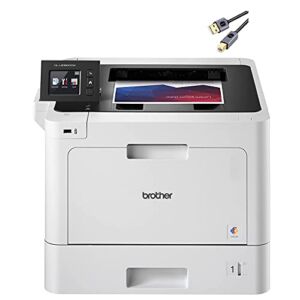 Brother L-8360CDW Series Business Color Laser Printer I Wireless I Mobile Printing I Auto 2-Sided Printing I Up to 33 ppm I 2.7″ Color Touchscreen + Printer Cable