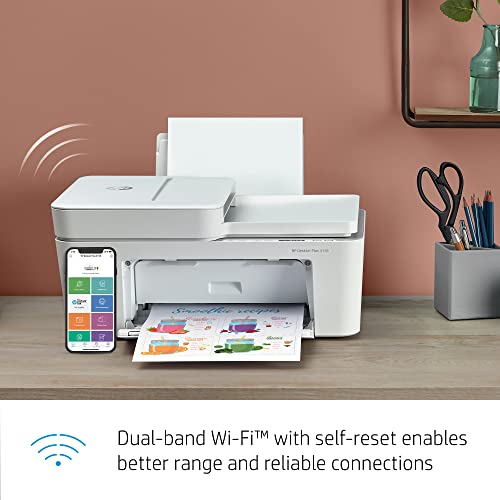 H-P All in One Printer Wireless Inkjet Photo Printer, Print, Scan, Copy, Fax and Mobile Printing with Auto Document Feeder Includes 6 Feet NeeGo Printer Cable – White | The Storepaperoomates Retail Market - Fast Affordable Shopping