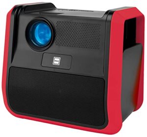 RCA – RPJ060 Portable Projector Home Theater Entertainment System, Long Lasting Battery – 2.5 Hours per Charge – Outdoor, Rechargeable, Speakers – Enjoy Without Any Cable on The go – Phone/Stick/PC