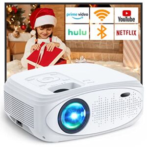 Projector, 9500L Projector with WiFi and Bluetooth – CRAZVIEW 5G Portable Video Projector , Outdoor Projector Native 1080P Support 350” Display Compatible with Android/iOS/Tv Stick/Pc