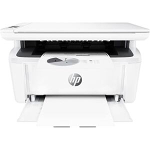 HP Laserjet Pro MFP M29W G All-in-One Wireless Monochrome Laser Printer for Home Office, White – Print Scan Copy – 19 ppm, 600 x 600 dpi, 8.5 x 11.69 Print Size, 1.0″ Icon LCD, CBMOUN Printer Cable