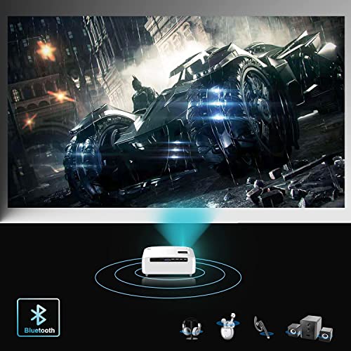 4K Projector with WiFi and Bluetooth,XINDA 800 Ansi Movie Projector,Full HD Native 1080p,Support 4K, ±50° 4P/4D Keystone,400″ Display,Zoom,Outdoor Projector Compatible w/ TV Stick iOS/Android/PS5 | The Storepaperoomates Retail Market - Fast Affordable Shopping
