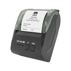 SNADUU Bluetooth Receipt Printer Portable 58mm Thermal Receipt Printer, Wireless POS Printer Supports Android Windows for Bill, Retails, Store
