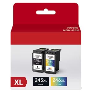 245XL 246XL Ink Cartridge for Canon PG-245XL CL-246XL, Compatible with Canon Pixma MX490 MX492 TS3100 TS3300 TS3320 TR4500 TR4520 Printer