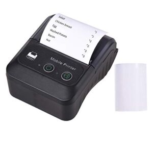 BISOFICE Portable Wireless BT 58mm 2 Inch Thermal Receipt Printer Mini USB Bill POS Mobile Printer Support ESC/POS Print Command Compatible with Android/iOS/Windows for Small Business Restaurant