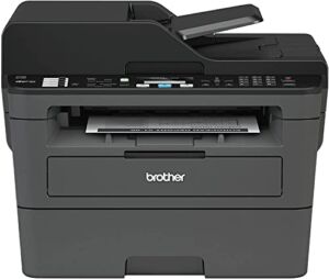 Brother Premium L-2710DW Monochrome All-in-One Laser PrinteI Print Copy Scan Fax I Wirless I Mobile Printing I Auto 2-Sided Printing -ADF I 32 ppm I Alexa I AirPrint I Printer Cable, Black