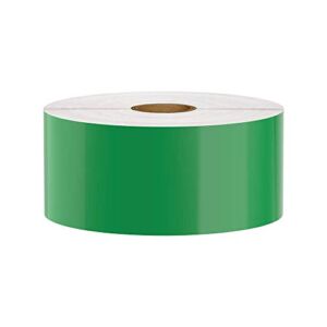Premium Vinyl Label Tape for DuraLabel, LabelTac, VnM SignMaker, SafetyPro and Others, Green, 2″ x 150′