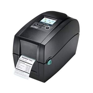 Godex RT200i 2″ Thermal Transfer Printer with Color Display 203 dpi, 7 IPS, USB(H/D), RS232, Ethernet