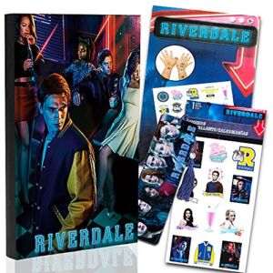 Riverdale Merchandise Diary Set — Riverdale Book Journal with Riverdale Bookmark, Stickers, And Tattoos (Licensed Riverdale Merch)