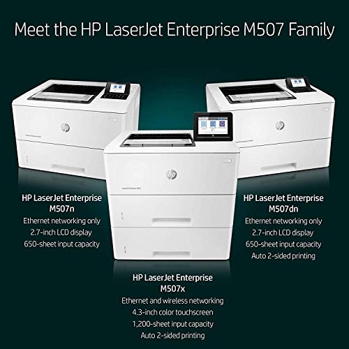 HP LaserJet Enterprise M507dn Monochrome Printer with built-in Ethernet & 2-sided printing (1PV87A) | The Storepaperoomates Retail Market - Fast Affordable Shopping