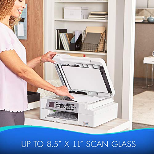 Brother MFC-J805DW INKvestmentTank Color Inkjet All-in-One Printer with Mobile Device and Duplex Printing with Up To 1-Year of Ink In-box, White, One Size, Amazon Dash Replenishment Ready | The Storepaperoomates Retail Market - Fast Affordable Shopping