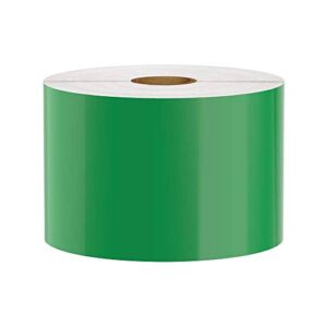Premium Vinyl Label Tape for DuraLabel, LabelTac, VnM SignMaker, SafetyPro and Others, Green, 3″ x 150′