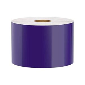 Premium Vinyl Label Tape for DuraLabel, LabelTac, VnM SignMaker, SafetyPro and Others, Purple, 3″ x 150′