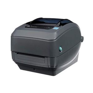 Zebra – GK420t Thermal Transfer Desktop Printer for Labels, Receipts, Barcodes, Tags, and Wrist Bands – Print Width of 4 in – USB, Serial, and Parallel Connectivity (Renewed)