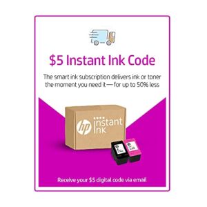 HP Instant Ink $5 Prepaid Code – The Smart Ink and Toner Subscription Service with big savings passed on to you
