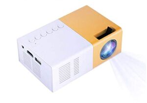 Mini Projector,1080P HD Portable Mini Private Home Theater Projector,Outdoor&Indoor LED Movie Projector,Suitable for Party Traveling Camping