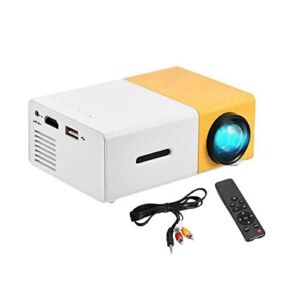 Smart Projector, Portable 6000 Lumens LED Mini Projector, 1080P Home Theater Video Projector Suitable for Outdoor Recreation and Home Theaters