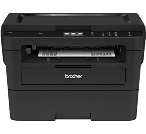 Brother Compact Monochrome Laser Printer, HLL2395DW, Flatbed Copy & Scan, Wireless Printing, NFC, Cloud-Based Printing & Scanning, Amazon Dash Replenishment Enabled (Renewed)