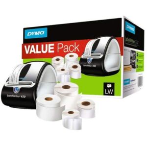 DYMO Value Bundle – Label Printer – Thermal Paper – Roll (2.44 in) – 600 x 300 dpi – up to 51 Labels/min – USB 2.0
