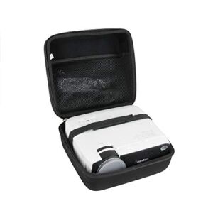Hermitshell Hard Travel Case for APEMAN LC350 Mini Projector 2021 Upgraded 4500L Portable Movie Video Projector