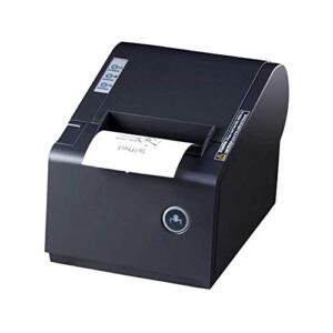 Thermal Receipt Printer, GP 80250ivn(Another Name: PBM P-822D) High Speed 300mm/sec(Maximum) 80mm(3 1/7″) Width, Serial+USB+LAN Ports, Support Windows7 and up only!