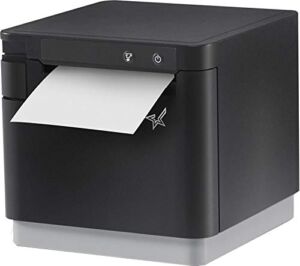 Star Micronics mC-Print3 3-inch Ethernet (LAN) / USB Thermal POS Printer with CloudPRNT, Cutter, and External Power Supply – Black