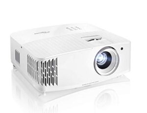 Optoma UHD30 True 4K UHD Gaming Projector | 16ms Response Time with Enhanced Gaming Mode | Lowest Input Lag on 4K Projector | 240Hz Refresh Rate | HDR10 & HLG