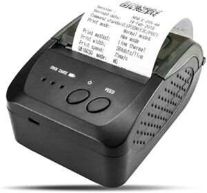 NETUM Bluetooth Receipt Printer, 58mm Mini Thermal POS Printer Portable Personal Bill Printer 2 inches for Restaurant Sales Retail Compatible with Android