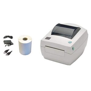 Zebra LP2844 Barcode Label Printer | 4×6 Kit | Direct Thermal, 4 Inch, Power Supply, Roll of 250 Shipping Labels | Build Your Own Kit (Renewed)