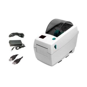 Zebra LP2824 Barcode Label Printer, Direct Thermal, USB Interface, 2 Inch, EPL Only (Not Plus), with Power Supply (Renewed)
