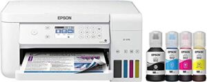 Epson EcoTank ET-3710 Wireless Color All-in-One Cartridge-Free Supertank Printer with Scanner, Copier and Ethernet, Compatible with Alexa (Renewed)