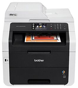 Brother MFC9340CDW BROTHER Wireless Color Laser LED All-in-One Printer, Copier, Scanner, Fax, Mfc-9340Cdw, Black
