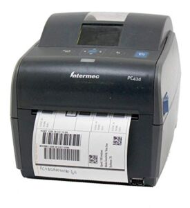 Intermec PC43D Monochrome Desktop Direct Thermal Printer with Icon-graphics Display and Americas Power Cord, 8 in/s Print Speed, 203 dpi Resolution, 4.10″ Print Width, 24 VDC