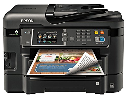 Epson WorkForce WF-3640 Wireless Color All-in-One Inkjet Printer with Scanner and Copier, Amazon Dash Replenishment Ready | The Storepaperoomates Retail Market - Fast Affordable Shopping
