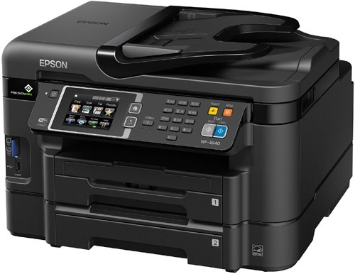 Epson WorkForce WF-3640 Wireless Color All-in-One Inkjet Printer with Scanner and Copier, Amazon Dash Replenishment Ready | The Storepaperoomates Retail Market - Fast Affordable Shopping