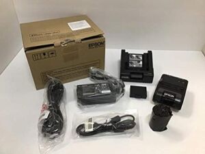 Epson C31CE14551 Series TM-P20 Thermal Line Printer, Bluetooth, EBCK, Mobilink, Includes Battery, Base Charger and Acadaptc
