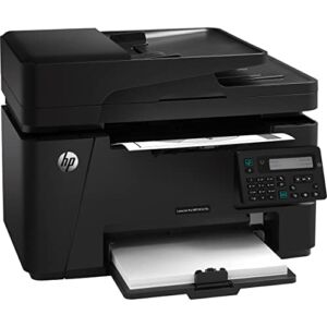 HP CZ181A LaserJet Pro MFP M127fn Multifunction Laser Printer, Copy/Fax/Print/Scan